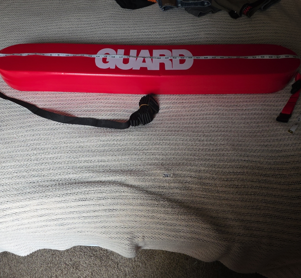 Guard Lifesaving Rescue Tube - Red Lifeguard Buoy